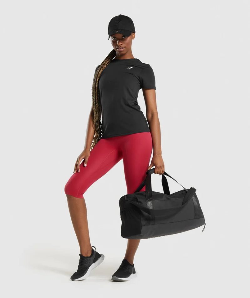 Torby Sportowe Gymshark Small Everyday Gym Czarne | PL 826JDP